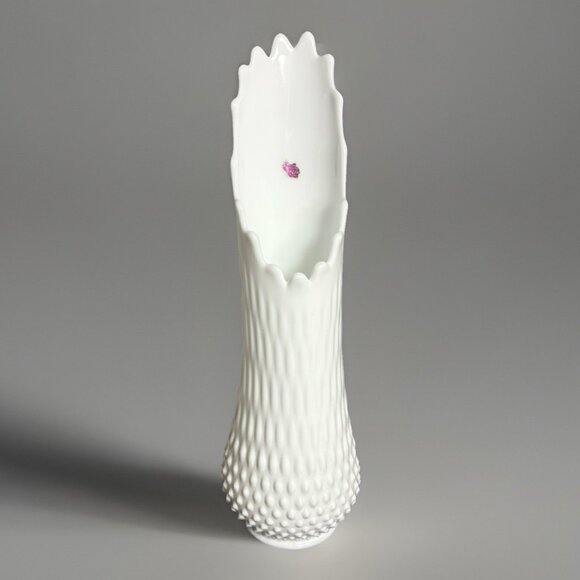 Vintage FENTON White Milk Glass 16